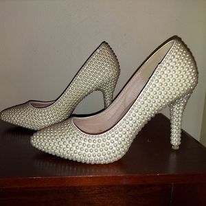 Pearl Embellished Heels